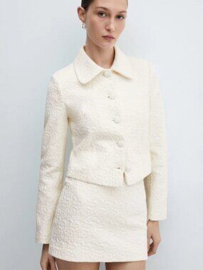 MANGO Nice Textured Jacket